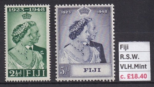 Fiji gv1 1948 royal silver - gv1,