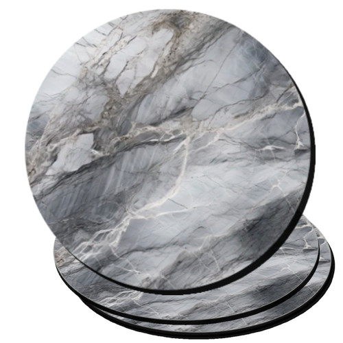 Coasters marble grey drinks - coasters,
