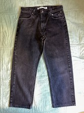 Harley Davidson Genuine MotorClothes Jeans Size 34W 30L 100% Cotton Black Denim