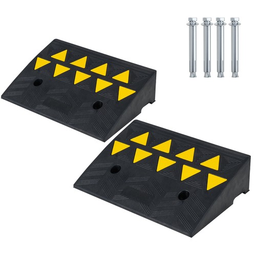 Heavy duty rubber curb - rubber,