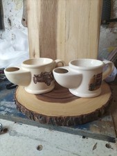 Pair Of Vintage Wade Shaving Mugs In Good Condition