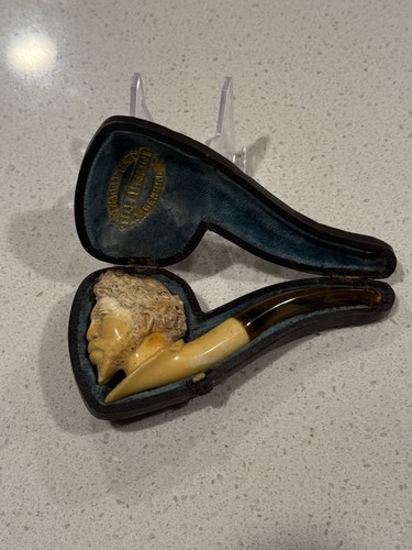 Vintage meerschaum pipe with - meerschaum,