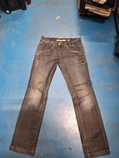 Miss Sixty Karen Straight Size 28 Waist 30" Leg 32" Women's Dark Blue Jeans