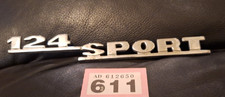 FIAT 124 SPORT ORIGINAL BADGE