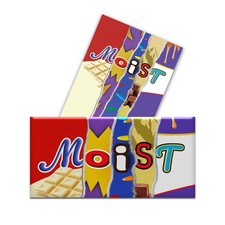 2 x Moist Funny Chocolate Bar