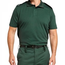 Ambulance Green Uniform Wicking Polo Shirt