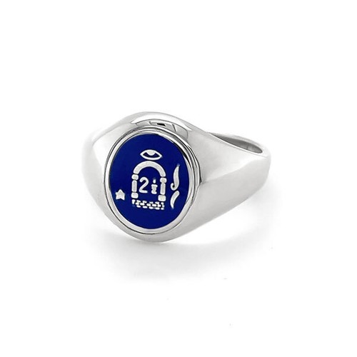 Orange lodge ring - orange, solid