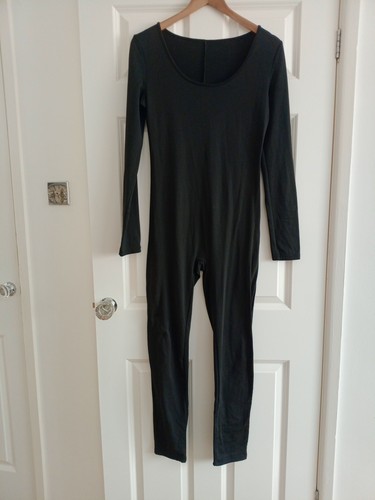 Black full long bodysuit