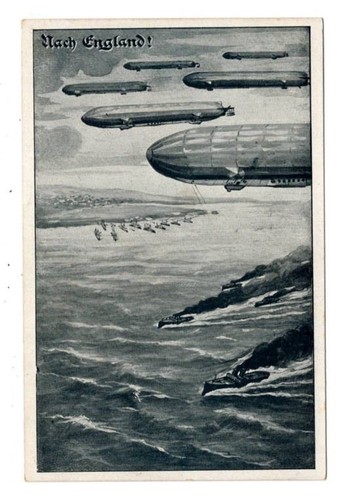 1915 zeppelin postcard - 1915,