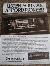 PIONEER CAR RADIO KP-3300