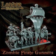 15x Zombie Pirate Gunners |