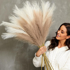 Faux Pampas Grass, 9 PCS