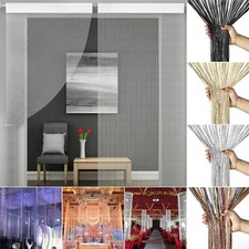 Hanging Beaded Room Divider