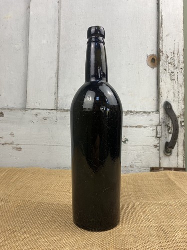 Antique black glass - black,