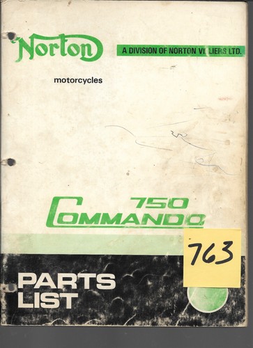 Norton 750 commando oem parts - oem,
