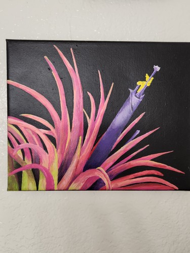 Floral painting tillandsia - painting,