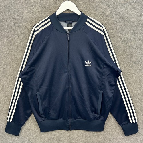 Adidas jacket mens blue - jacket, xl