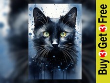 Mystique Whiskers: 5" x 7"