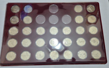 2012 Olympic 50p Coin Full Set 29 Coins With Case and capsules