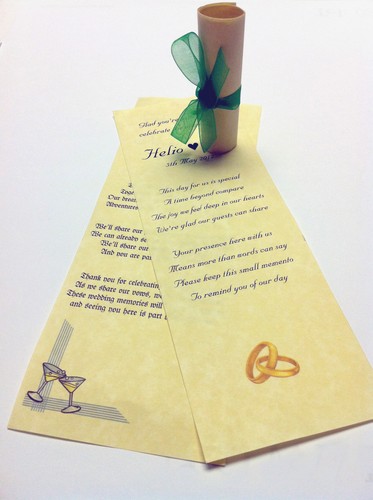 Personalised wedding favour - 25,