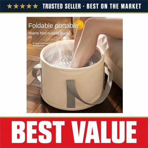 Foldable portable foot soak - portable,