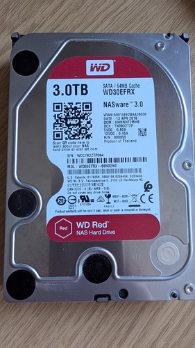 Red nasware 3tb hard - wd,