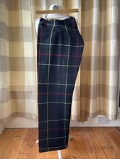 Rare Seaforth Highlander’s Tartan  Wool Trousers Waist 28”/30”