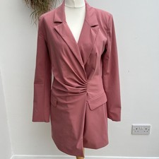 Zara Pink Blazer Dress / Long