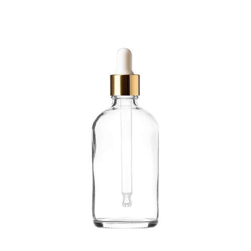 Clear glass bottles with - clear,