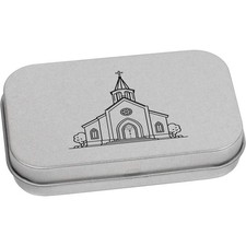 'Church' Metal Hinged Tin /