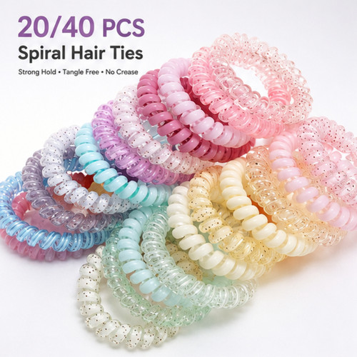 Hair bobbles spiral coil - bobbles,