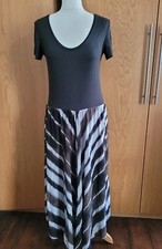 Lauren Vidal Maxi dress Size M black and tie dye effect lagenlook