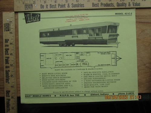 Hart model mobile home - hart,