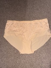 F&f Beige Lace Underwear Size