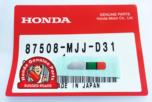 Oem honda chain adjuster - adjuster, label