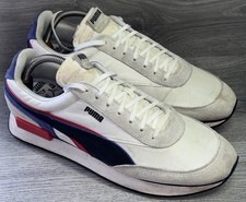 Puma Future Rider Double Men's Sneaker 380639-02 White Nimbus Cloud Size UK 10