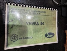 Vespa 90 Manual Owners