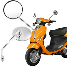 Pair Chrome Round Motorcycle