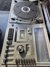 Vintage Sharp SG-320E Music Centre With Record Player And Cassette Plus Speakers