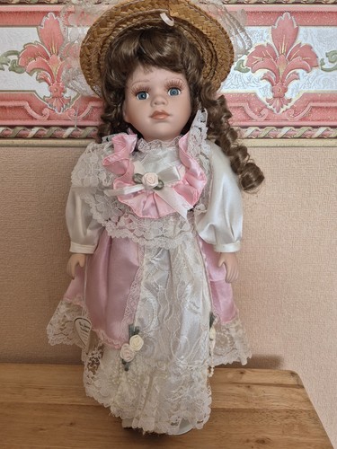 Vintage porcelain doll - vintage,