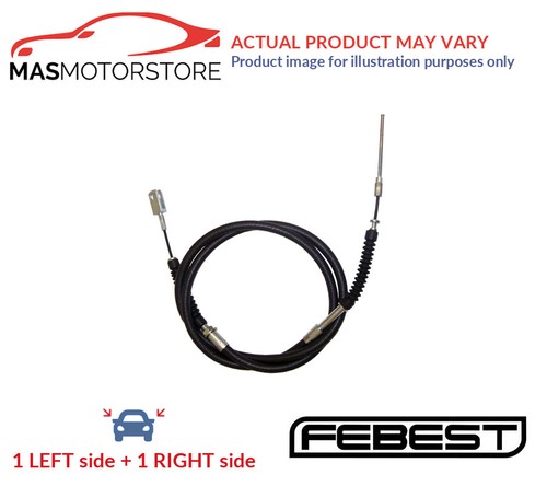 Handbrake cable pair febest - handbrake,