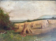 Antique Small Oil Painting