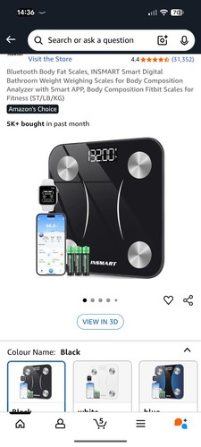 Insmart bluetooth body fat - insmart,