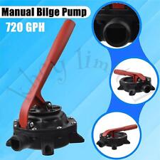 Manual Diaphragm Bilge Pump 720 GPH Marine Hand Water Self-priming Pump 45 L/min
