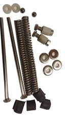 LAMBRETTA COMPLETE FORK REBUILD KIT CHROMED REFURBISHMENT INCLUDING BOLTS GP NEW