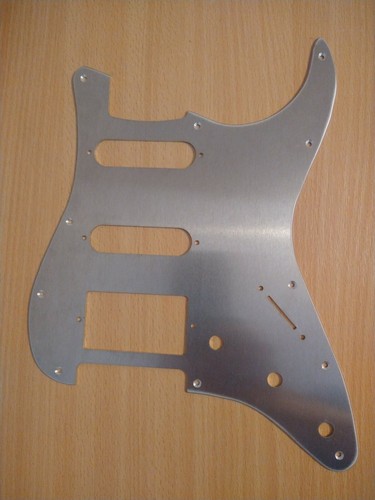Laser cut aluminium guitar