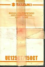 Suzuki UE125CT 150CT Scooter Owners Manual Spanish Italian Dutch 7627E