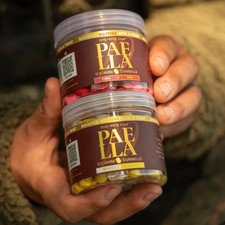 One More Cast Paella Boosted Fluoro Wafter 10x14mm / OMC Carp Fishing Bait