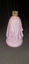 Vintage Avon Pretty Girl Pink Occur Cologne Pink Figure Bottle -Top Half Missing
