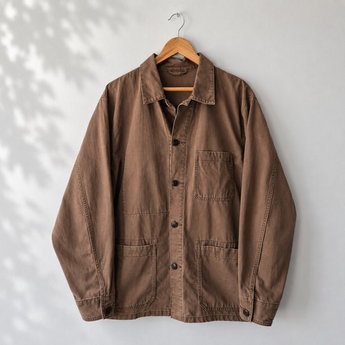 Uniqlo brown chore jacket - chore, xl